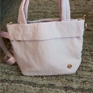 Lululemon Athletica Light Pink Tote Bag